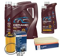 BOSCH Controllo Set 12L MANNOL Ceramic 5W-40 Per Mercedes-Benz Sprinter