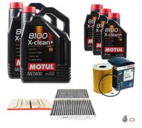 BOSCH Controllo Set 13L Motul 8100 X-Clean+ 5W-30 Per Mercedes S-Klasse