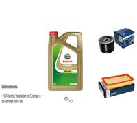 Bosch Controllo Set 5 L Castrol 5W-30 M per Kia Rio II 1.4 16V 1.6 CVVT