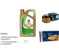 Bosch Controllo Set 5 L castrol edge 5W-30 Ll per Nissan Qashqai Nei Boschi II