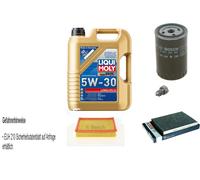 BOSCH Controllo set 5 L Liqui Moly Long Life 3 5W-30 per VW Variante Di Polo 1.9