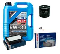 BOSCH Controllo Set 5 L Liqui Moly Longtime High Tech 5W-30 Per KIA Soul II