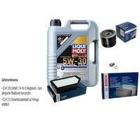 BOSCH Controllo Set 5 L Liqui Moly Special Tec F 5W-30 Per KIA Soul AM 1.6