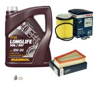BOSCH Controllo Set 5 L MANNOL 5W-30 LONG LIFE Per Mercedes-Benz B-Klasse