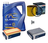 Bosch Controllo Set 5 L mannol Classic 10W-40 per Peugeot 508 Sw Io 8E_
