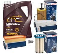 Bosch Controllo Set 5 L mannol Diesel Tdi 5W-30 per VW Tiguan