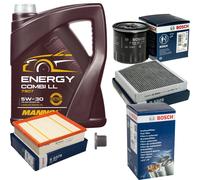 Bosch Controllo Set 5 L mannol Energy Combi Metallo 5W-30 per