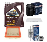 BOSCH Controllo Set 5 L MANNOL Energy Premium 5W-30 Per Lancia Delta II 836