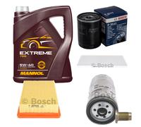 BOSCH Controllo Set 5 L MANNOL Extreme 5W-40 Per Alfa Romeo 146 1.9 JTD 145