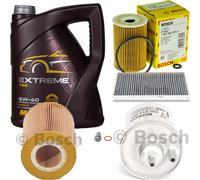 BOSCH Controllo Set 5 L MANNOL EXTREME 5W-40 Per Mercedes-Benz A-Klasse
