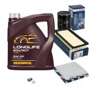 BOSCH Controllo Set 5 L MANNOL LONGLIFE 5W-30 Per Mitsubishi Mirage/Space