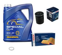 Bosch Controllo Set 5 L mannol Special Plus 10W-30 per Suzuki Samurai Sj 1.3