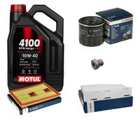 Bosch Controllo Set 5 L Motul 4100 Syn-Nergy Spec. 10W40 per Audi Q3 8UB