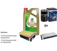 Bosch Controllo Set 5 L Originale castrol edge FST 5W-30 Metallo per