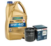 BOSCH Controllo Set 5 L RAVENOL SSL 0W-40 per MINI Mini One D