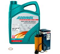 BOSCH Controllo Set 5L ADDINOL GIGA LIGHT MV 5W-30 Per MINI Mini F56 Cooper