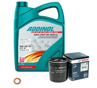 BOSCH Controllo Set 5L ADDINOL GIGA LIGHT MV 5W-30 Per MINI Mini R50 R53