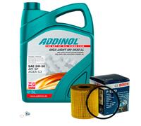 BOSCH Controllo Set 5L ADDINOL GIGA LIGHT MV 5W-30 Per MINI Mini R56 Cooper