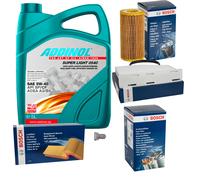 BOSCH Controllo Set 5L ADDINOL SUPER LIGHT 5W-40 Per Audi A3 8P1 S3 Quattro