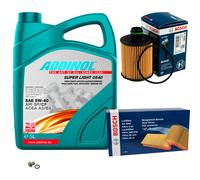 BOSCH Controllo Set 5L ADDINOL SUPER LIGHT 5W-40 Per Lancia Delta III 844