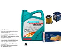Bosch Controllo Set 5L Addinol Super Light 5W-40 per Mini Custodia R50