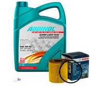 BOSCH Controllo Set 5L ADDINOL SUPER LIGHT 5W-40 Per MINI Mini R56 Cooper