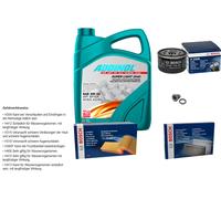 BOSCH Controllo set 5L ADDINOL SUPER LUCE 5W-40 per Renault Megane I BA0/1_