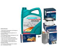 BOSCH Controllo set 5L ADDINOL SUPER LUCE 5W-40 per VW Transporter IV