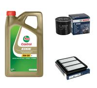 BOSCH Controllo Set 5L CASTROL EDGE 5W-30 C3 Per Chevrolet Matiz 0.8 LPG 1.0