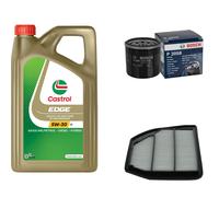 BOSCH Controllo Set 5L CASTROL EDGE 5W-30 C3 Per Suzuki Vitara 1.4 Hybrid