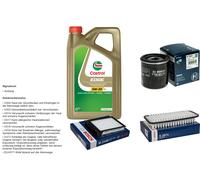 BOSCH Controllo Set 5L CASTROL EDGE 5W-30 C3 Per Toyota Aygo 1.0 GPL