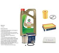 Bosch Controllo Set 5L castrol edge 5W-30 C3 per x Opel Meriva
