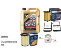 Bosch Controllo Set 5L Liqui Moly Bassa Visciosità 10W-40 per Mazda 5 1.6 CD