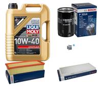BOSCH Controllo Set 5L Liqui Moly Leichtlauf 10W-40 Per Audi Coupe S2