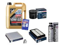 BOSCH Controllo Set 5L Liqui Moly Leichtlauf 10W-40 Per Suzuki Alto 1.0