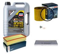 BOSCH Controllo Set 5L Liqui Moly Top Tec 4100 5W-40 Per Lancia Phedra 2.0