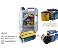 Bosch Controllo Set 5L Liqui Moly Top Tec 4100 5W-40 per . Lancia Phedra