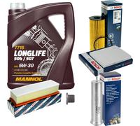 BOSCH Controllo Set 5L MANNOL 5W-30 LONGLIFE Per BMW X5 xDrive25d sDrive25d