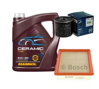 BOSCH Controllo Set 5L MANNOL Ceramic 5W-30 Per Lancia Delta II 1.8 I.E 16V