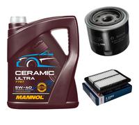 BOSCH Controllo Set 5L MANNOL Ceramic 5W-40 Per Mitsubishi Grandis 2.4 MIVEC