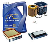 Bosch Controllo Set 5L mannol Defender 10W-40 per Di BMW 3er Cabriolet