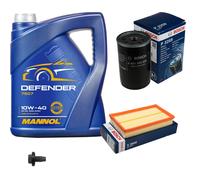 Bosch Controllo Set 5L mannol Defender 10W-40 per Ford Messa Familiare 2.0