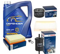 Bosch Controllo Set 5L mannol Defender 10W-40 per Legno Renault Grand Scénic III