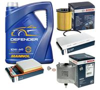 BOSCH Controllo Set 5L MANNOL Defender 10W-40 Per Peugeot Citroën Expert