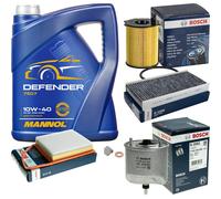 BOSCH Controllo Set 5L MANNOL Defender 10W-40 Per Peugeot Citroën Expert