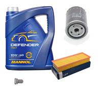 BOSCH Controllo set 5L MANNOL Defender 10W-40 per Seat Ibiza II 1.9 TDi