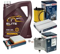 Bosch Controllo Set 5L mannol Elite 5W-40 per Citroën Berlingo Box