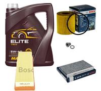 Bosch Controllo Set 5L mannol Elite 5W-40 per Citroën Peugeot C4 Io 1.4