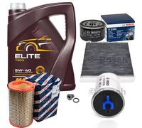Bosch Controllo Set 5L mannol Elite 5W-40 per Renault Megane Io 1.6i