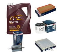BOSCH Controllo set 5L MANNOL ELITE 5W-40 per Volvo V40 Kombi 1.8 2.0 S40 Io